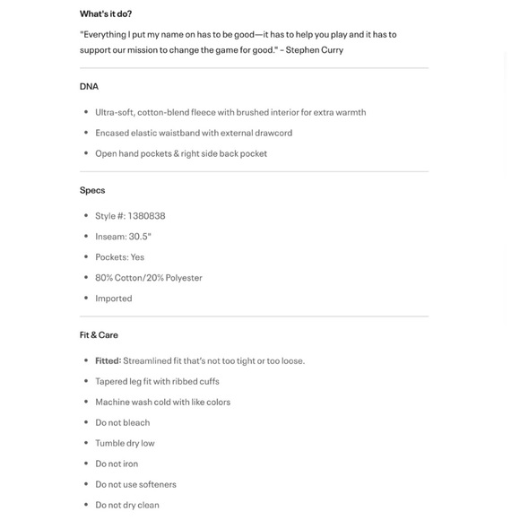 Under Armour Men's Curry Splash Joggers - Picture 10 of 10